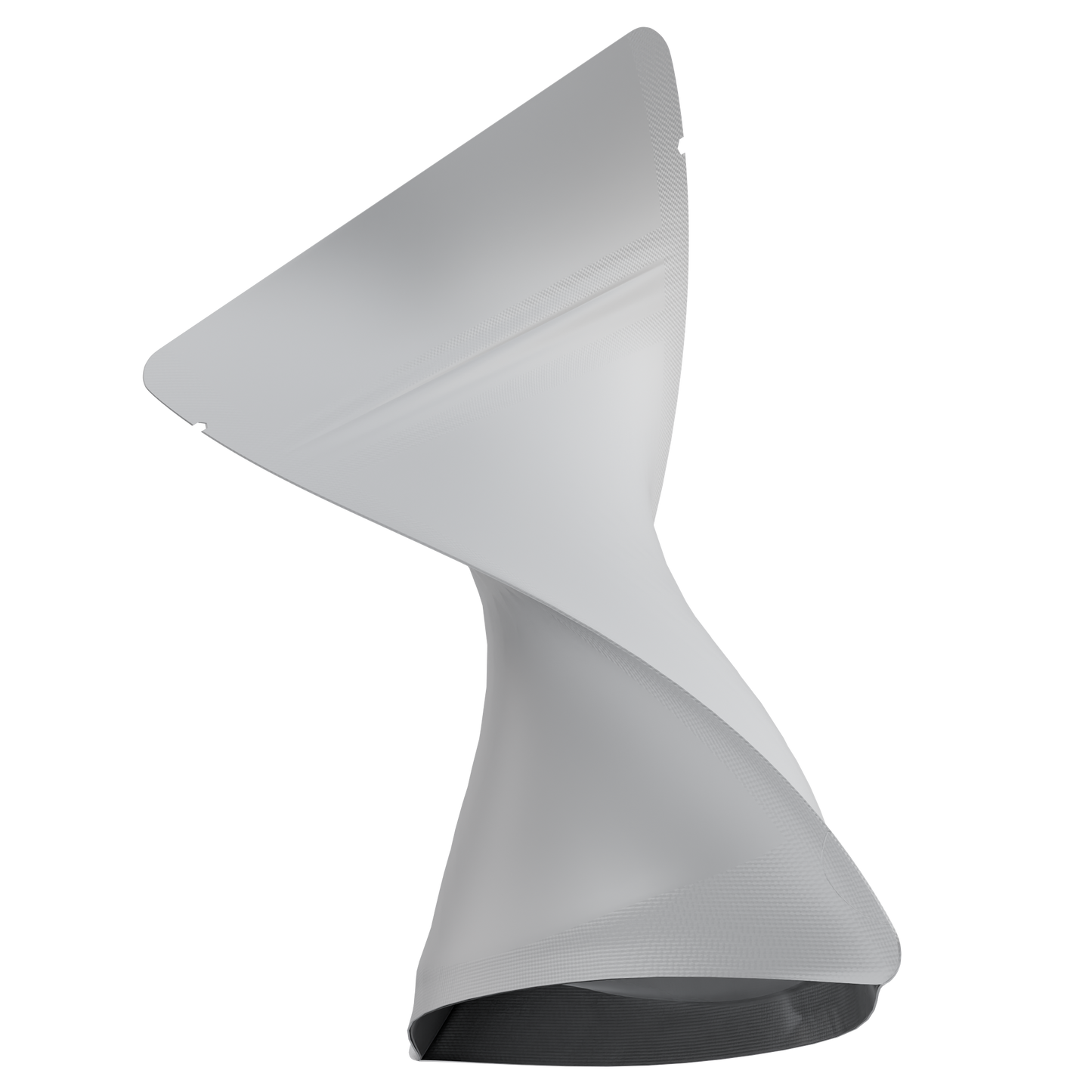 1/8 Ounce 4 X 5 Mylar Bags - (1000 qty) — Matte White & Matte White