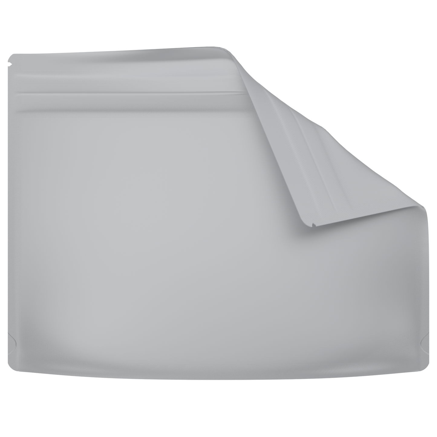 Large 12x9" CR Gusset Bags (800 qty) — Matte White Opaque