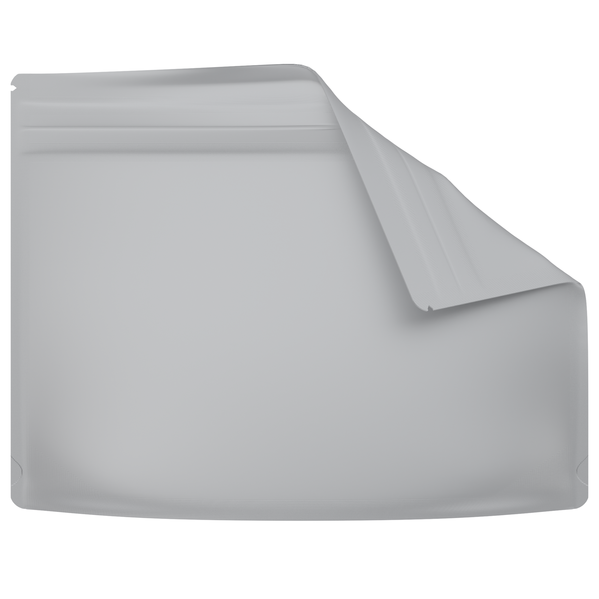 Large 12x9" CR Gusset Bags (800 qty) — Matte White Opaque