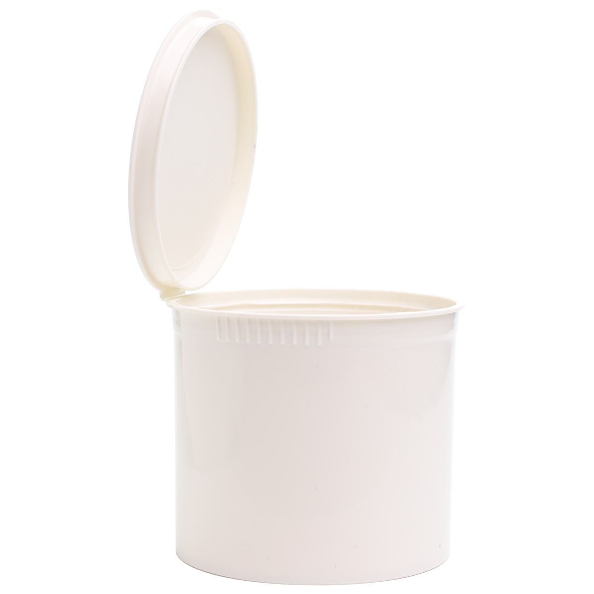 90 Dram Child Resistant Pop-Top Containers (60 qty) — White Recycled Ocean Plastic PCR
