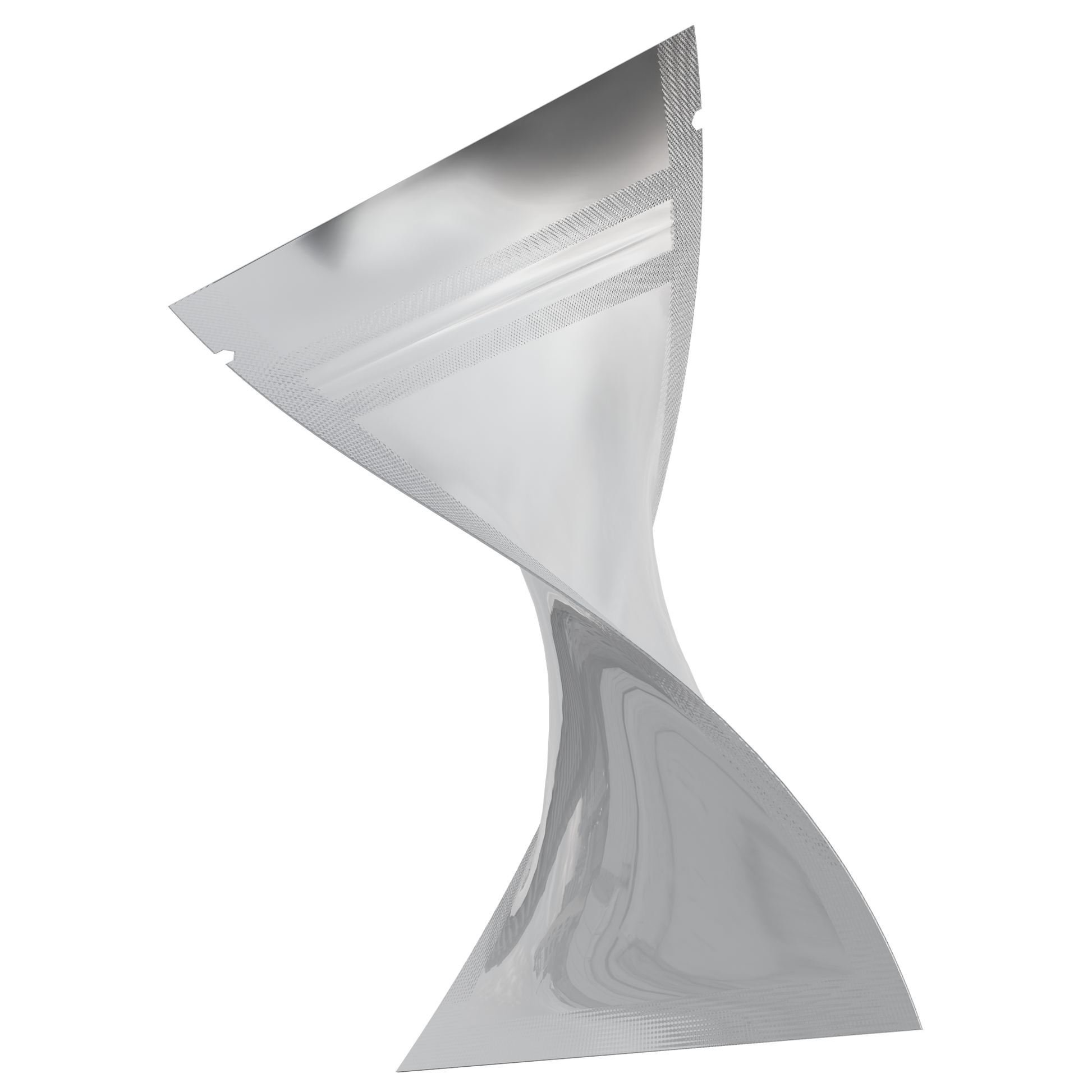 1 Gram Mylar Bags (1000 qty) — Gloss White & Clear