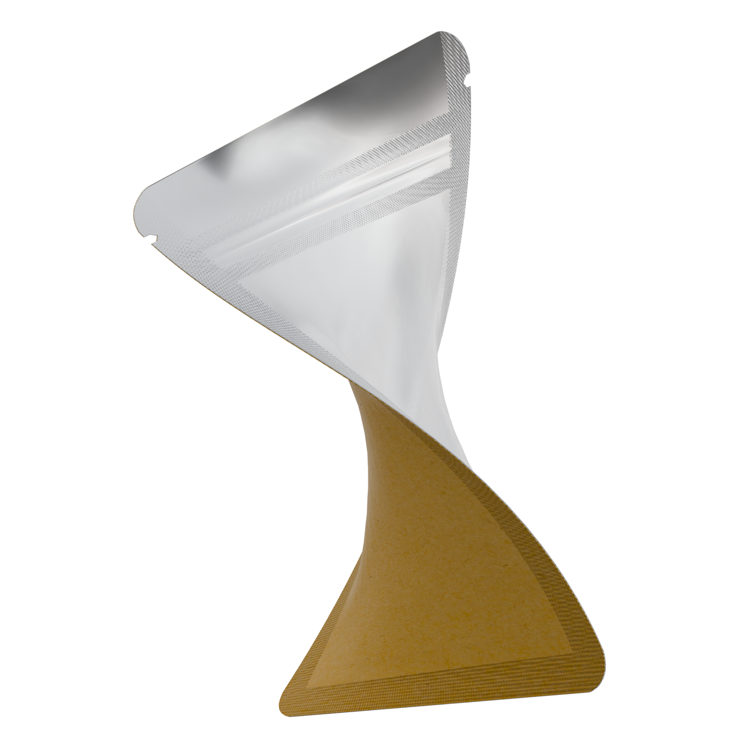 1 Gram Mylar Bags (1000 qty) — Kraft & Clear
