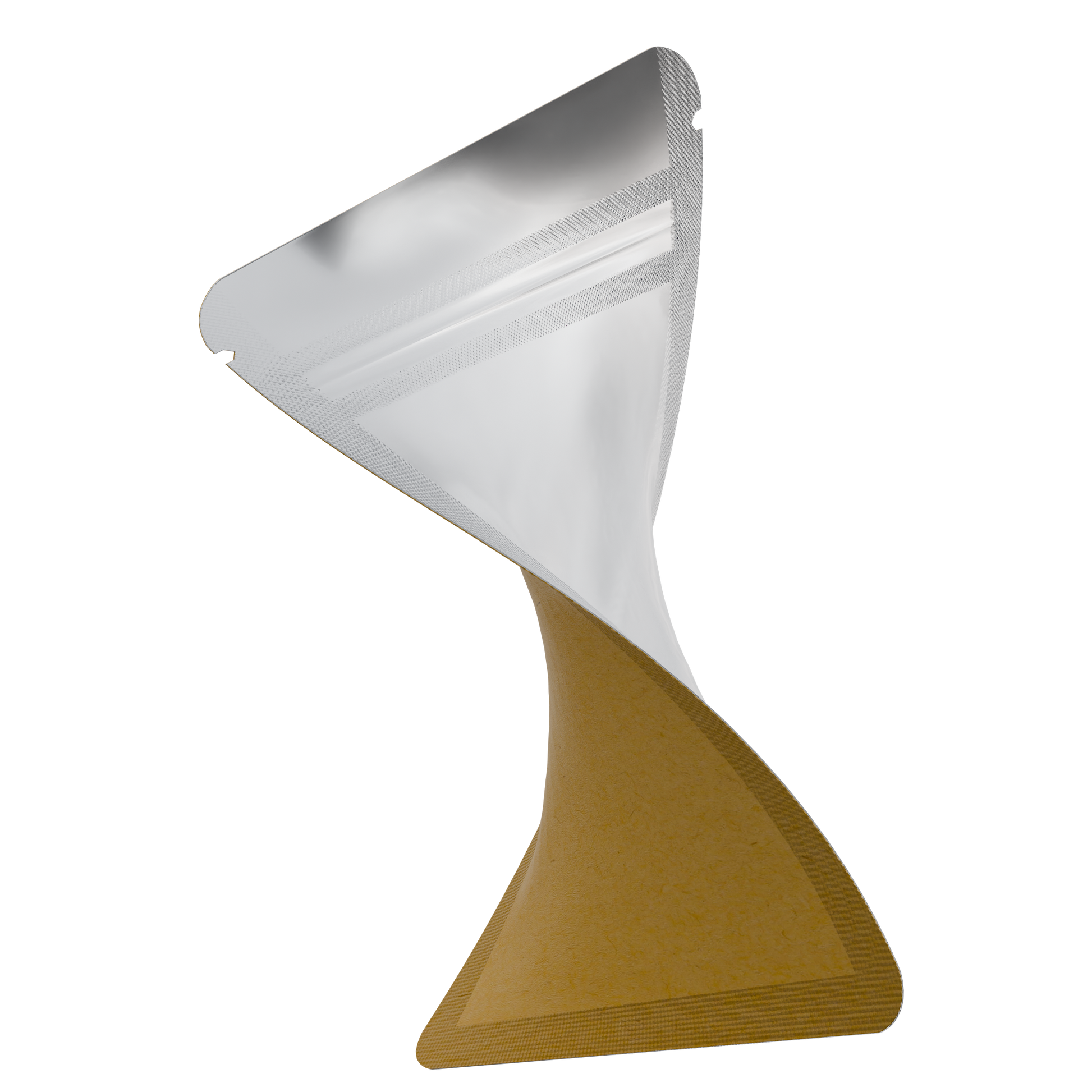 1 Gram Mylar Bags (1000 qty) — Kraft & Clear