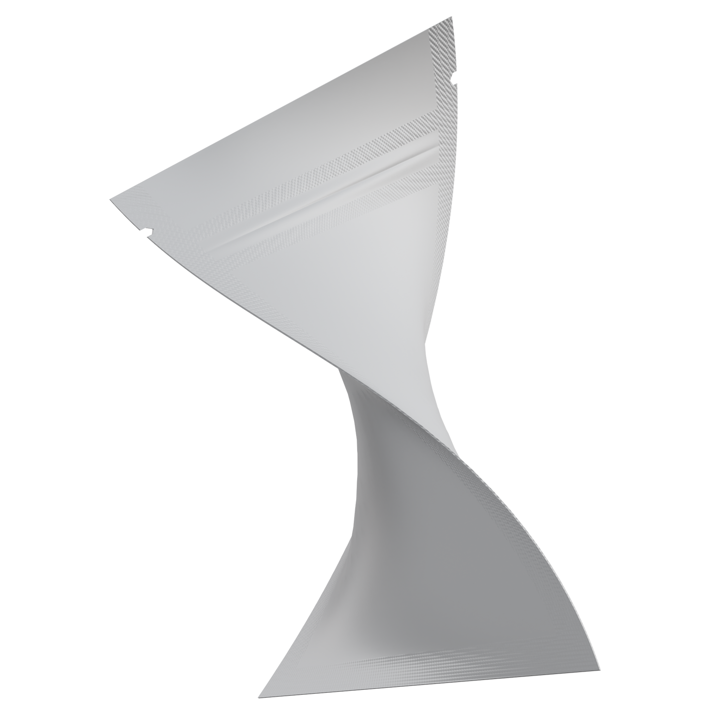 1 Gram Mylar Bags (1000 qty) — Matte White & Matte White