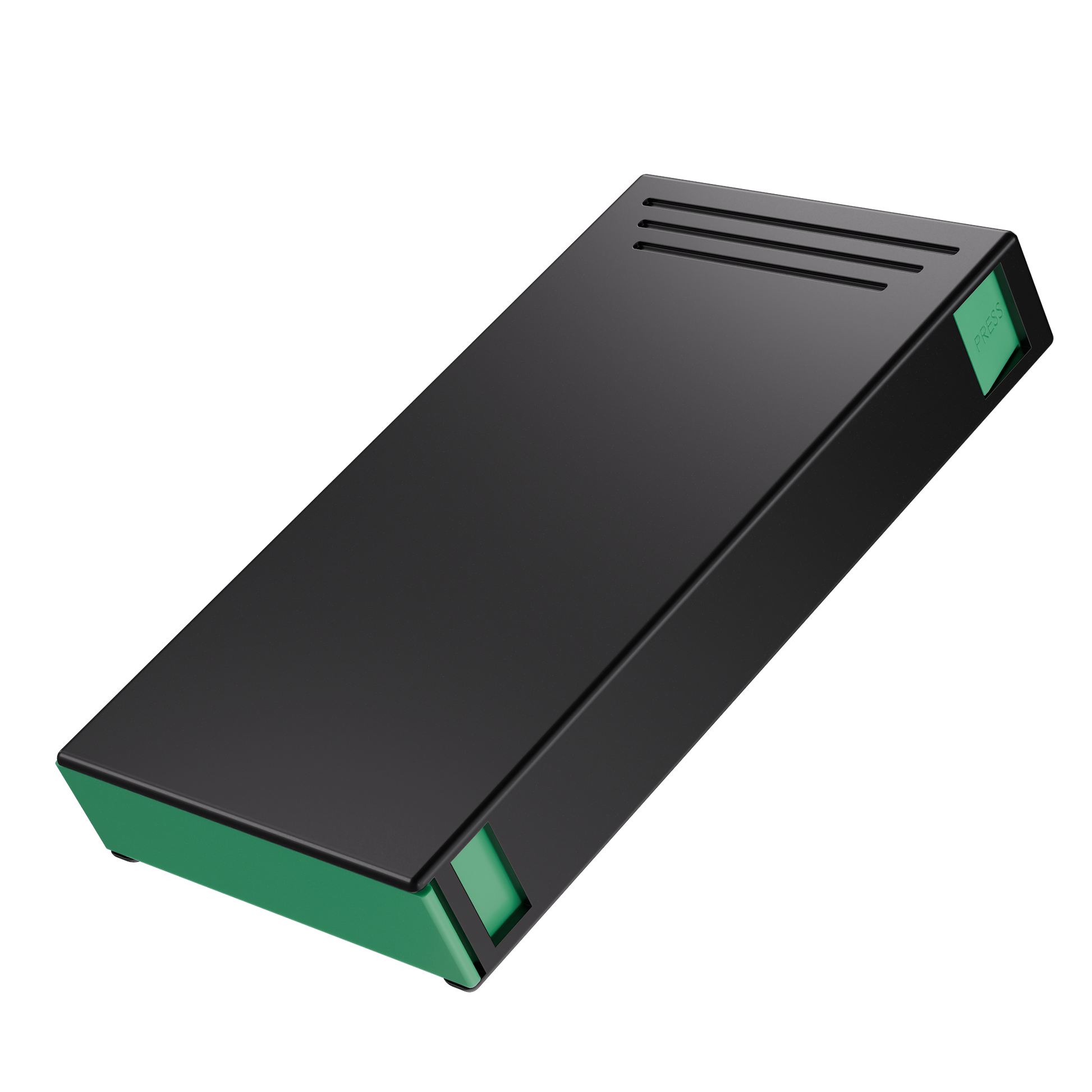Press N Pull CR Box — 109mm (200 qty) — Black & Green