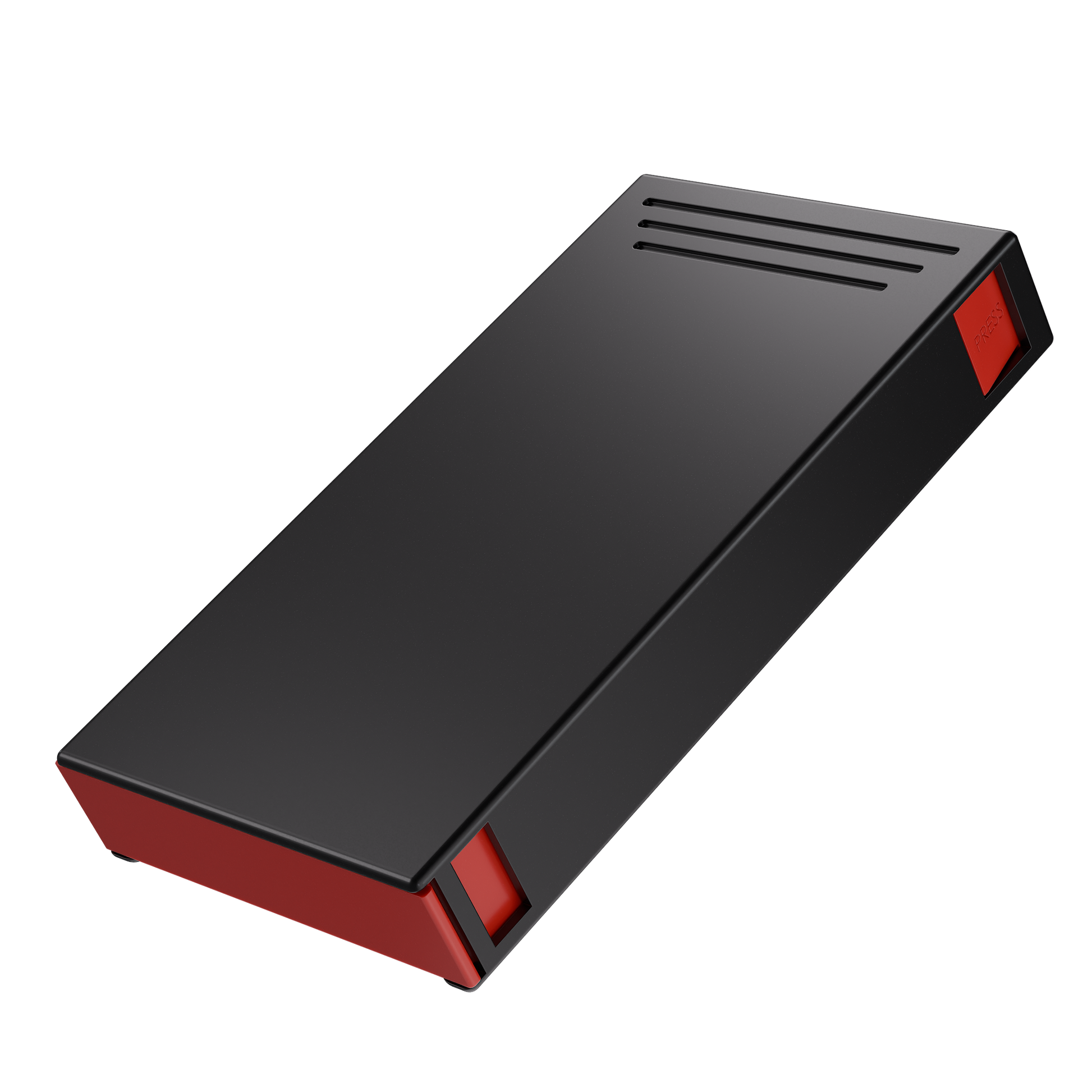 Press N Pull CR Box — 109mm (200 qty) — Black & Red
