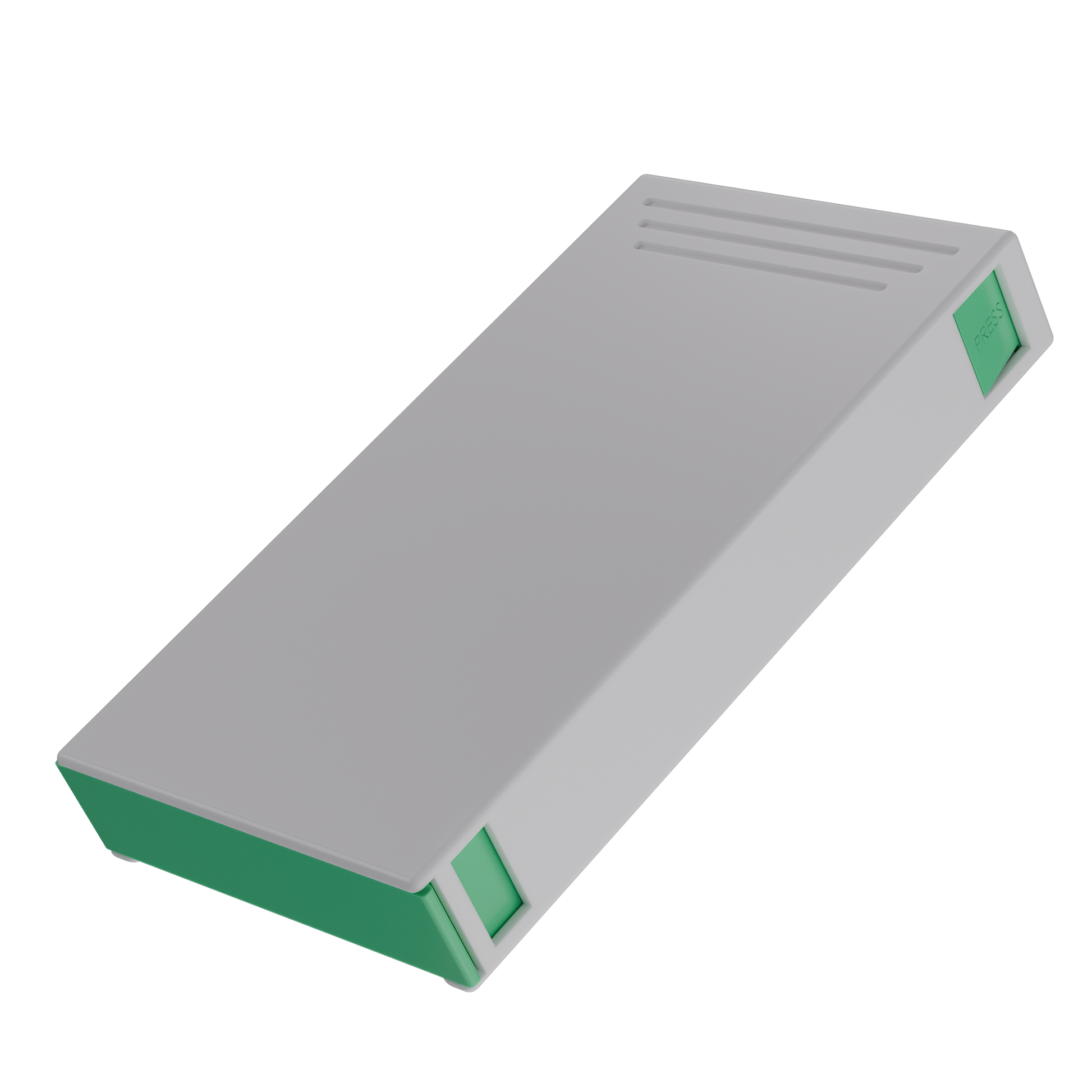 Press N Pull CR Box — 109mm (200 qty) — White & Green