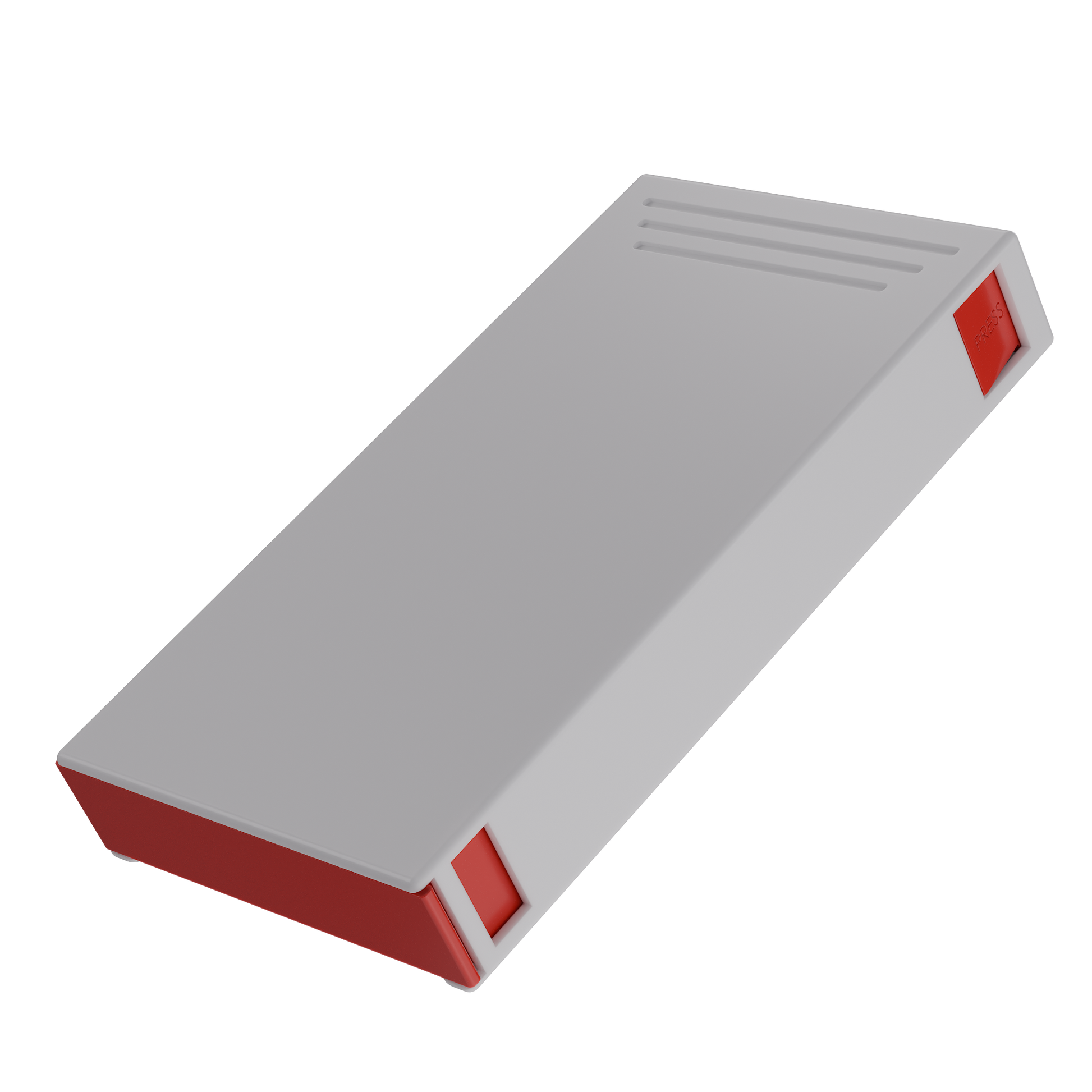 Press N Pull CR Box — 109mm (200 qty) — White & Red