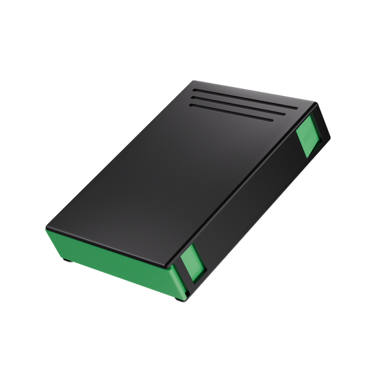 Press N Pull CR Box — 81mm (224 qty) — Black & Green