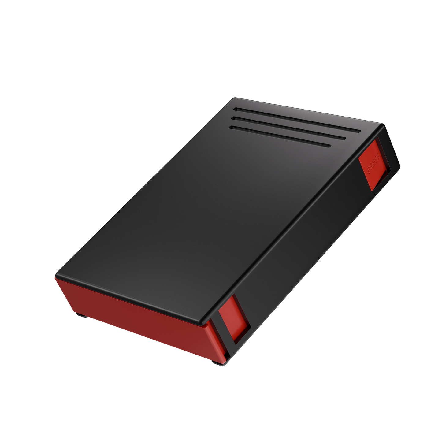 Press N Pull CR Box — 81mm (224 qty) — Black & Red