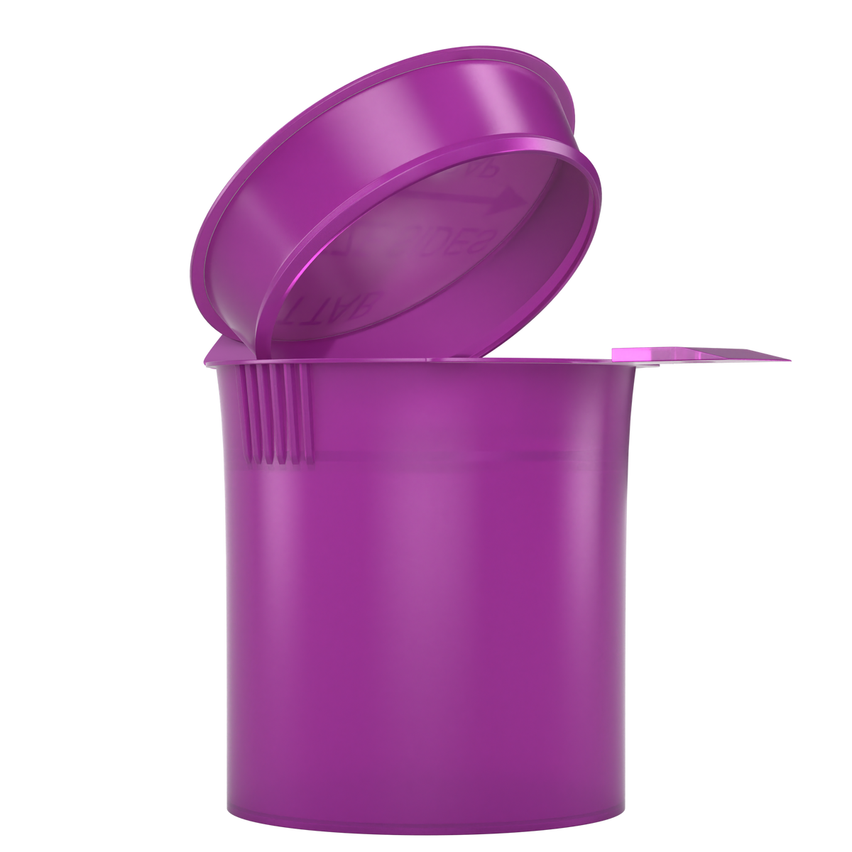 6 Dram Child Resistant Pop-Top Containers (300 qty) — Purple
