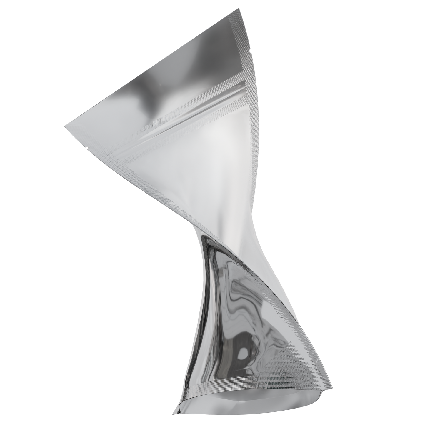 1/4 Ounce Mylar Bags (1000 qty) — Gloss Silver & Clear
