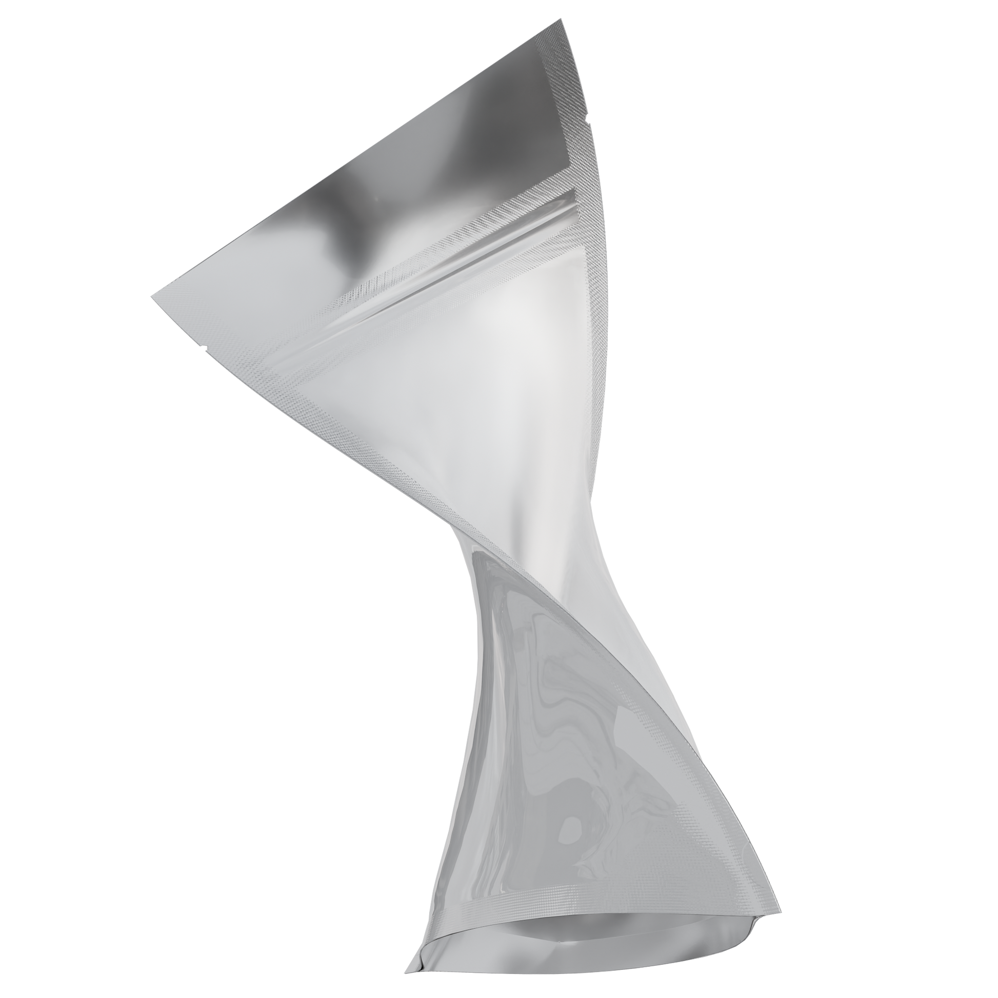 1/4 Ounce Mylar Bags (1000 qty) — Gloss White & Clear