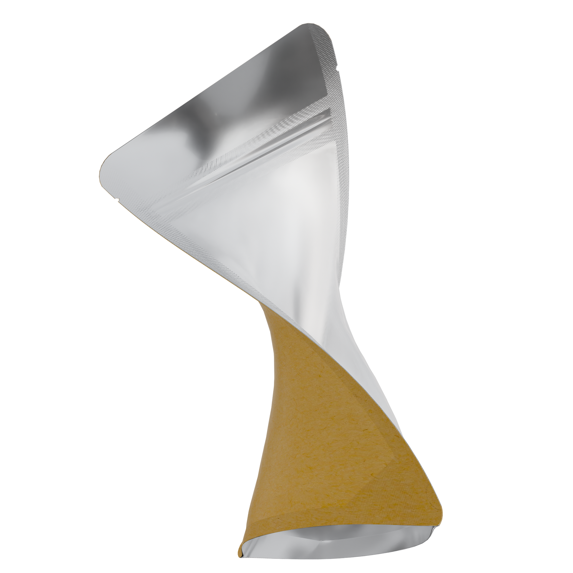 1/4 Ounce Mylar Bags (1000 qty) — Kraft & Clear