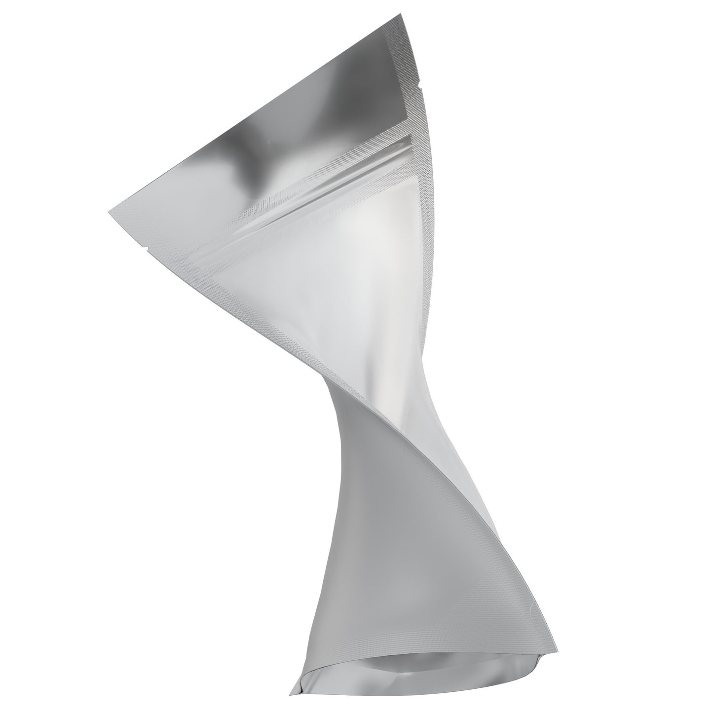 1/4 Ounce Mylar Bags (1000 qty) — Matte White & Clear