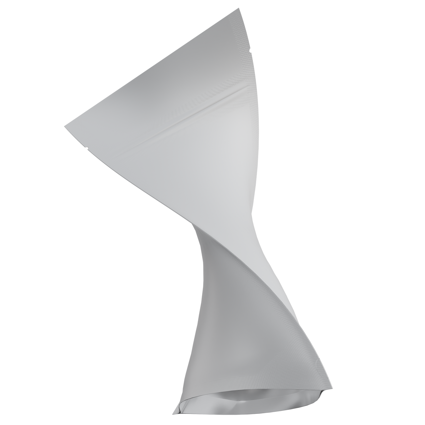 1/4 Ounce Mylar Bags (1000 qty) — Matte White & Matte White