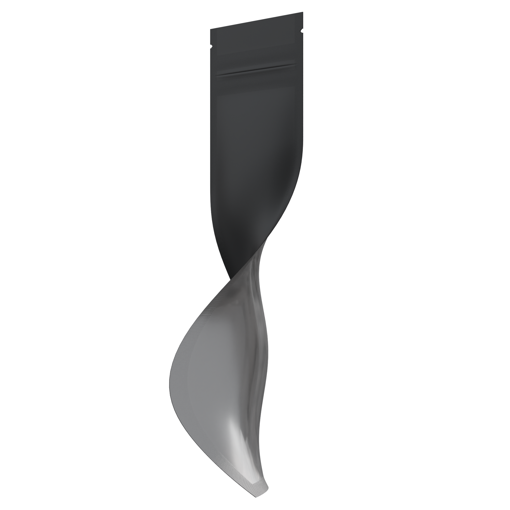 Syringe Mylar Bags (1000 qty) — Matte Black & Clear