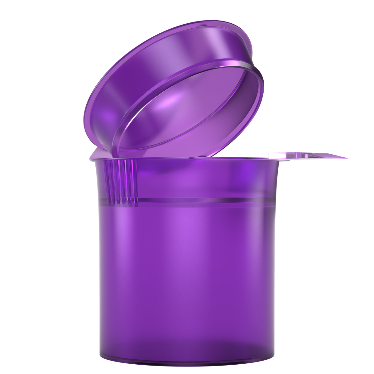 6 Dram Child Resistant Pop-Top Containers (300 qty) — Translucent Purple